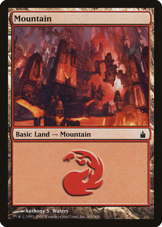 Mountain (301) [Ravnica: City of Guilds] - TCG Master