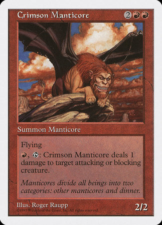 Crimson Manticore [Fifth Edition] - TCG Master