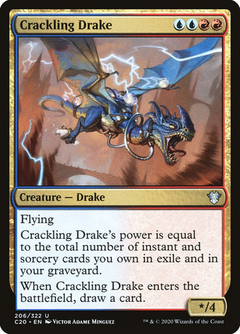 Crackling Drake [Commander 2020] - TCG Master