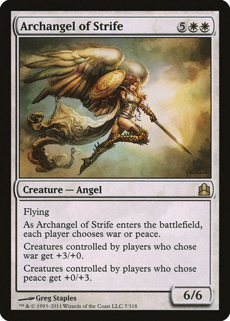Archangel of Strife [Commander 2011] - TCG Master