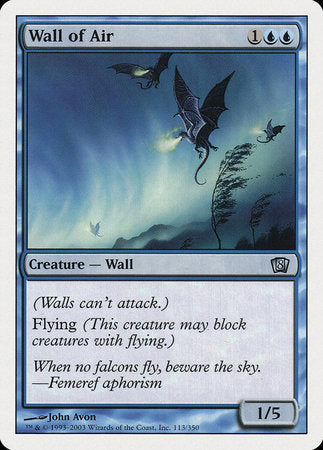 Wall of Air [Eighth Edition] - TCG Master