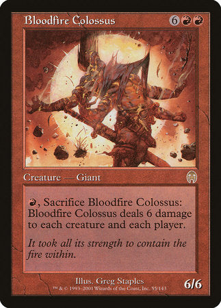 Bloodfire Colossus [Apocalypse] - TCG Master