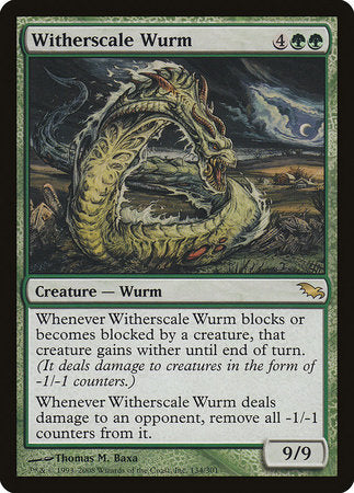 Witherscale Wurm [Shadowmoor] - TCG Master