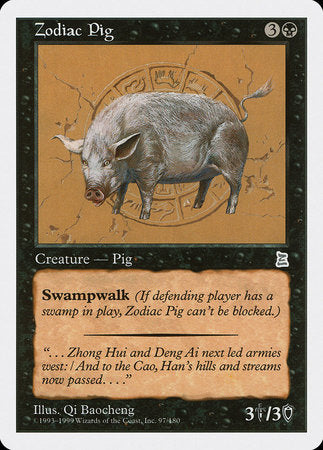 Zodiac Pig [Portal Three Kingdoms] - TCG Master