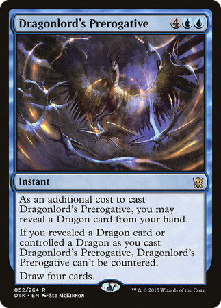 Dragonlord's Prerogative [Dragons of Tarkir] - TCG Master