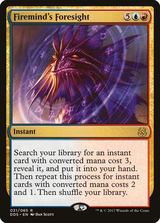 Firemind's Foresight [Duel Decks: Mind vs. Might] - TCG Master