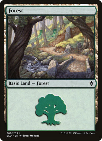 Forest (268) [Throne of Eldraine] - TCG Master