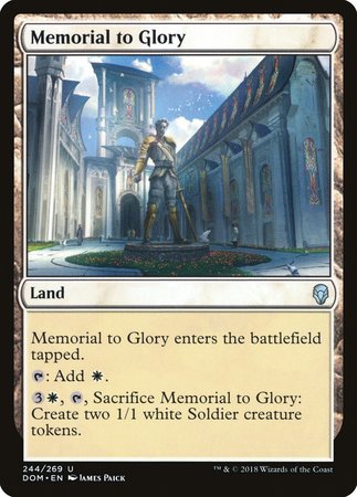 Memorial to Glory [Dominaria] - TCG Master