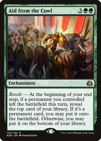 Aid from the Cowl [Aether Revolt] - TCG Master