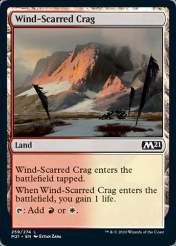 Wind-Scarred Crag [Core Set 2021] - TCG Master