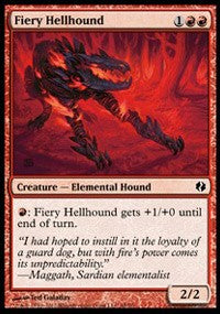 Fiery Hellhound [Duel Decks: Venser vs. Koth] - TCG Master