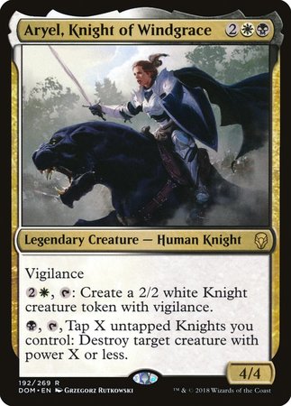 Aryel, Knight of Windgrace [Dominaria] - TCG Master
