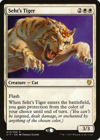 Seht's Tiger [Commander 2017] - TCG Master