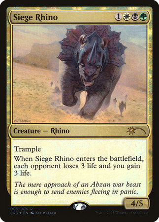 Siege Rhino [Magic Origins Clash Pack] - TCG Master
