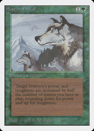 Aspect of Wolf [Unlimited Edition] - TCG Master