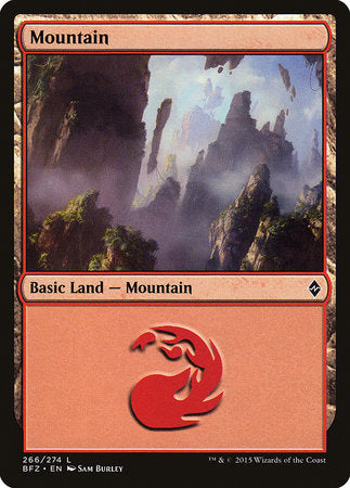 Mountain (266) [Battle for Zendikar] - TCG Master