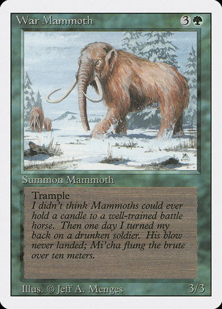War Mammoth [Revised Edition] - TCG Master