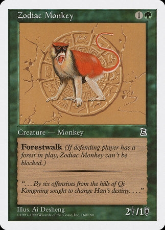 Zodiac Monkey [Portal Three Kingdoms] - TCG Master