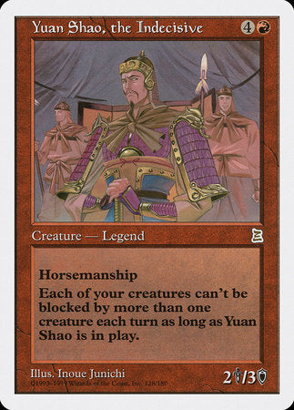 Yuan Shao, the Indecisive [Portal Three Kingdoms] - TCG Master