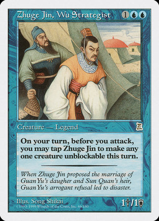 Zhuge Jin, Wu Strategist [Portal Three Kingdoms] - TCG Master