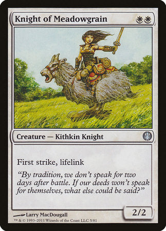 Knight of Meadowgrain [Duel Decks: Knights vs. Dragons] - TCG Master
