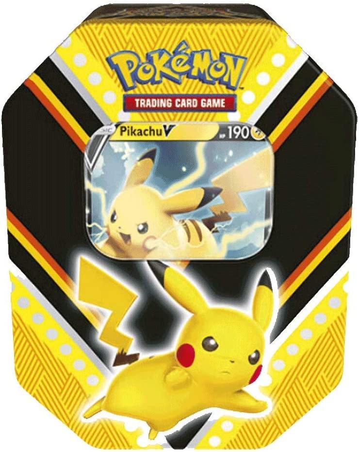 Pokemon V Power Tin Featuring Pikachu V