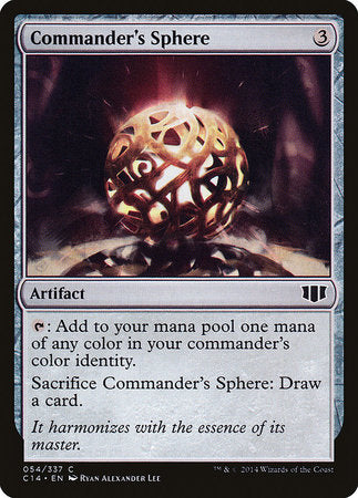 Commander's Sphere [Commander 2014] - TCG Master