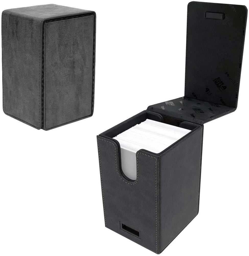 Suede Jet Alcove Tower Deck Box - TCG Master