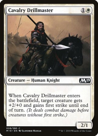 Cavalry Drillmaster [Core Set 2019] - TCG Master