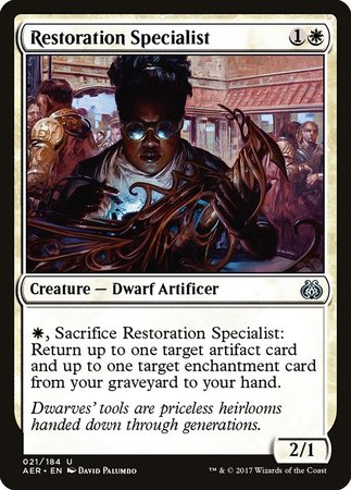 Restoration Specialist [Aether Revolt] - TCG Master