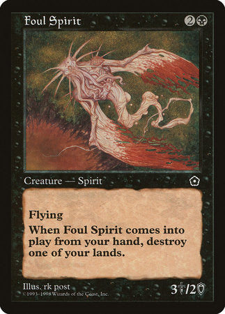 Foul Spirit [Portal Second Age] - TCG Master