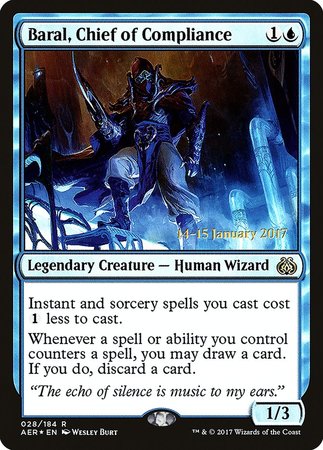 Baral, Chief of Compliance [Aether Revolt Promos] - TCG Master