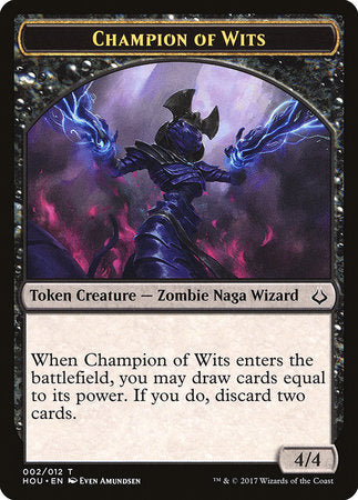 Champion of Wits Token [Hour of Devastation Tokens] - TCG Master