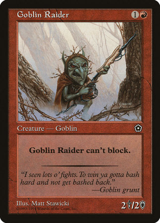 Goblin Raider [Portal Second Age] - TCG Master