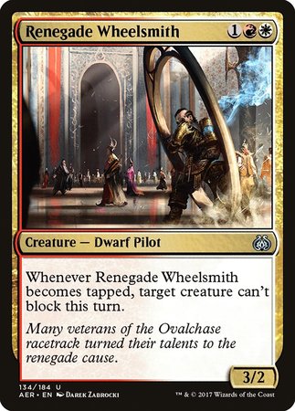 Renegade Wheelsmith [Aether Revolt] - TCG Master
