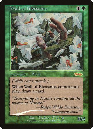 Wall of Blossoms [Friday Night Magic 2002] - TCG Master
