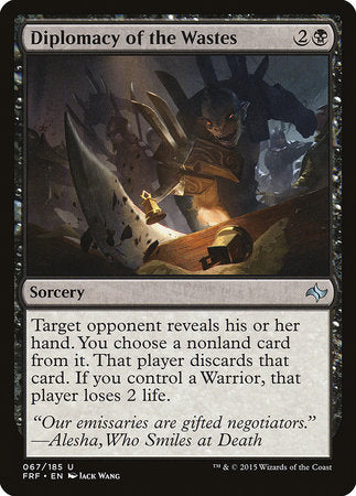 Diplomacy of the Wastes [Fate Reforged] - TCG Master