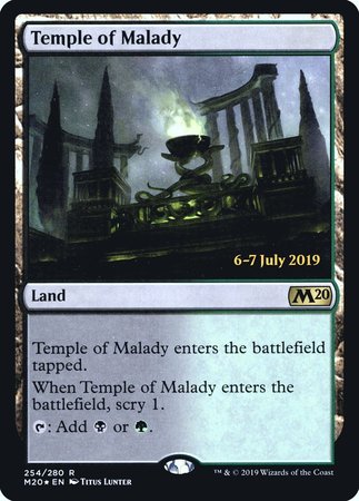 Temple of Malady [Core Set 2020 Promos] - TCG Master