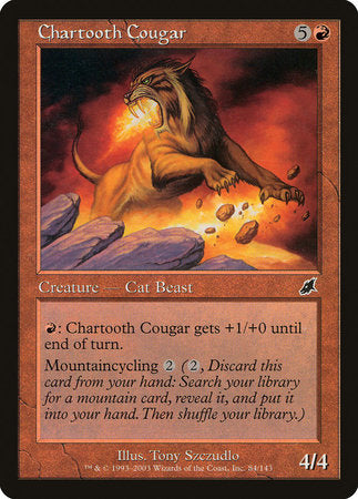 Chartooth Cougar [Scourge] - TCG Master