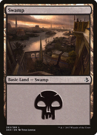 Swamp (263) [Amonkhet] - TCG Master