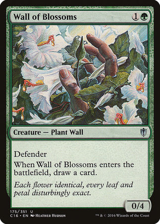 Wall of Blossoms [Commander 2016] - TCG Master
