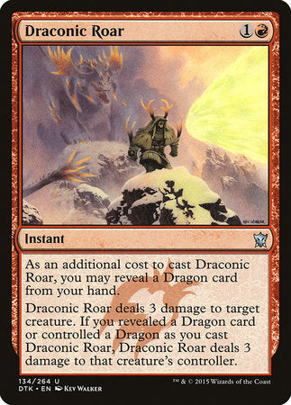 Draconic Roar [Dragons of Tarkir] - TCG Master