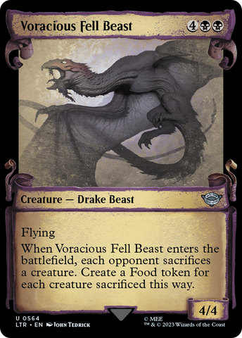 Voracious Fell Beast [The Lord of the Rings: Tales of Middle-Earth Showcase Scrolls]