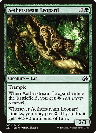 Aetherstream Leopard [Aether Revolt] - TCG Master