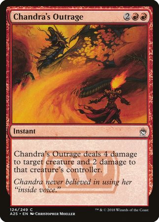 Chandra's Outrage [Masters 25] - TCG Master