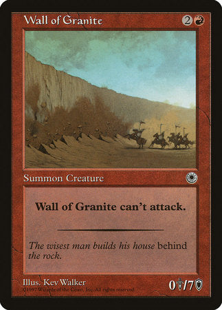 Wall of Granite [Portal] - TCG Master