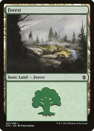 Forest (267) [Khans of Tarkir] - TCG Master
