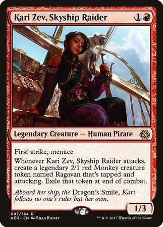 Kari Zev, Skyship Raider [Aether Revolt] - TCG Master