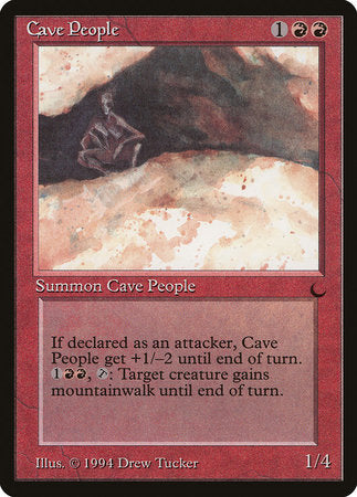 Cave People [The Dark] - TCG Master
