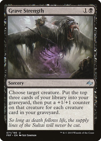 Grave Strength [Fate Reforged] - TCG Master